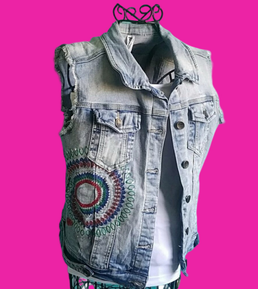 Desigual Boho Denim Cest